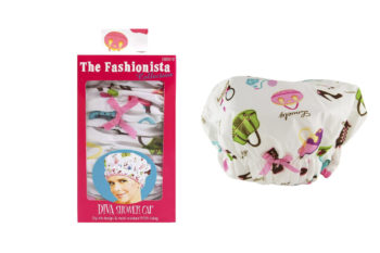 2. Betty Dain Fashionista Collection Mold Resistant Lined Shower Cap