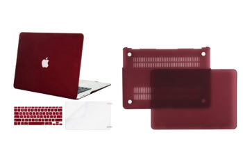 3. Mosiso Plastic Hard Case with Keyboard Cover