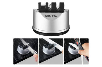 3. SHARPAL 191H Pocket Kitchen Chef Knife Scissors Sharpener