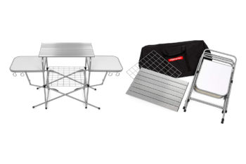 3. Camco Deluxe Folding Grill Table