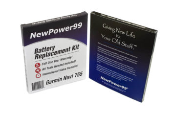 7. Garmin Nuvi 755 Battery Replacement Kit with Extended Life Battery