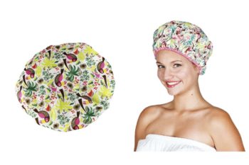 8. Betty Dain Fashionista Collection Mold Resistant Lined Shower Cap