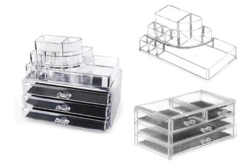 Home-it Clear acrylic makeup organizer cosmetic organizer