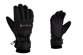 10. Carhartt Men’s WP Insulated Work Gloves