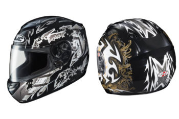 10. HJC CS-R2 Skarr Full Face Motorcycle Helmet – MC-5 Black, X-Large