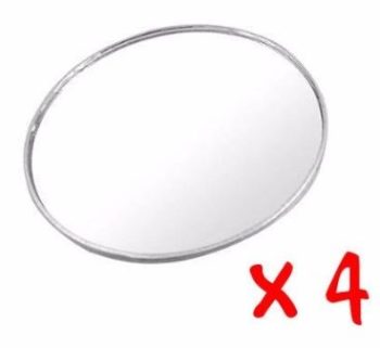 #3. Blind Spot Mirror With Aluminum Frame, 4- Pack
