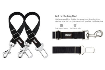 3. Friends Forever Cat Car Dog Seat Belt, Vehicle Harness Tether Lead, Pet Harness