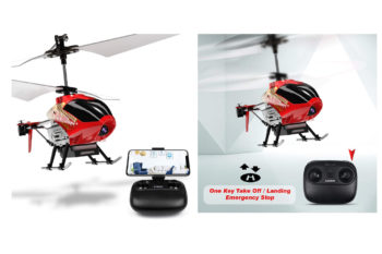 6. Cheerwing U12S Mini RC Helicopter with Camera Remote Control Helicopter