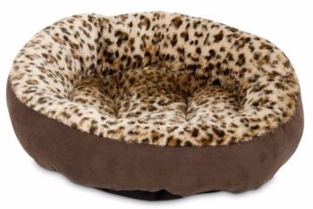 7. Pet Round Bed Animal Print