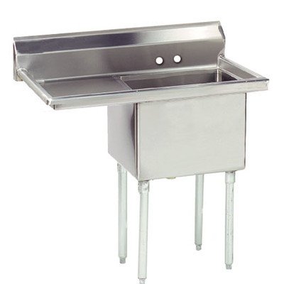 Economy Single Fabricated Bowl Scullery Sink - Drainboard Sink