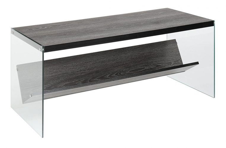 Convenience Concepts Soho Coffee Table, Weathered Gray