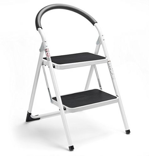 Delxo 2 Step Ladder Folding Step Stool - 2 Step Ladders