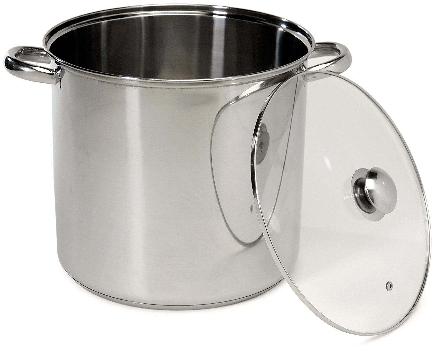Excelsteel 16 Quart Stainless Steel Stockpot With Encapsulated Base - Stainless Steel Pot