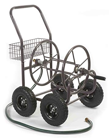 Liberty Garden Products 871-1 Residential Grade 4-Wheel Garden Hose Reel Cart