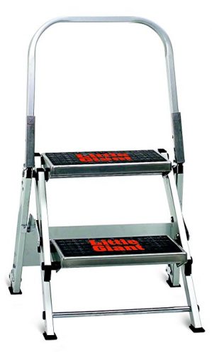 Little Giant Ladder Systems 10210BA Safety Step Stepladder - 2 Step Ladders