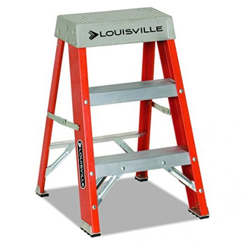 Louisville FS1502 Fiberglass Heavy Duty Step Ladder - 2 Step Ladders