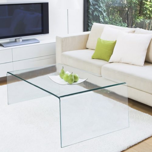 Tangkula Glass Coffee Table International Occasion Tea Table