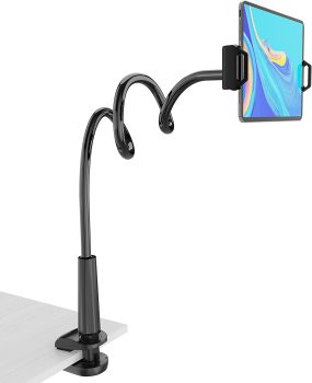 6. Tablet Stand Holder, Mount Holder Clip with Grip Flexible