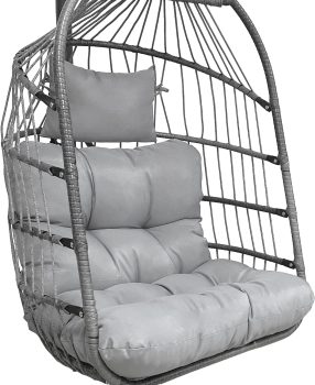 7. Enipate Outdoor Hanging Egg Chair Cushion