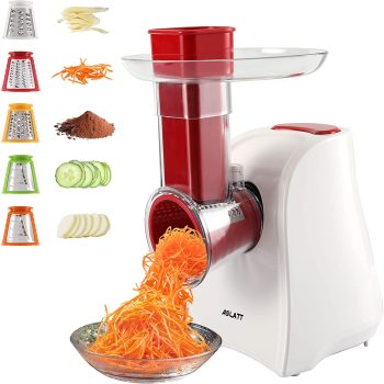 9. ASLATT Electric Slicer, Electric Cheese Grater for Home Kitchen Use