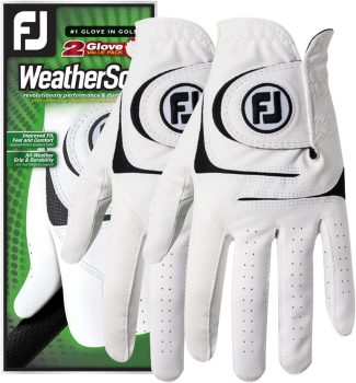 1. FootJoy Men's WeatherSof Golf Gloves