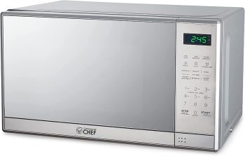 10. COMMERCIAL CHEF Small Microwave 0.7 Cu. Ft