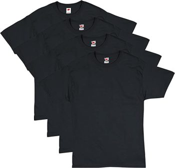 3. Hanes Essentials Men's T-Shirt Pack, Men's Short Sleeve Tees