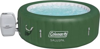 3. Coleman SaluSpa Inflatable Hot Tub Spa | Portable Hot Tub with Heated Water System and 140 Bubble Jets