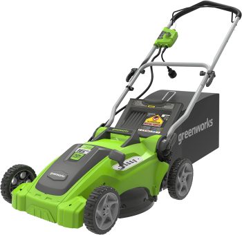 4. Greenworks 16-Inch 10 Amp Corded Lawn Mower