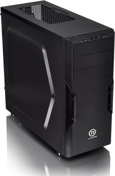 5. Thermaltake Versa H22 Black ATX Mid Tower Perforated Metal Front