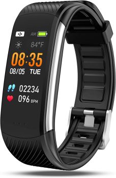 6. Smart Watch Fitness Tracker with Heart Rate Blood Pressure Blood Oxygen