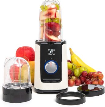 6. Moss & Stone 2 in 1 Personal Blender with Additional Blender Cups