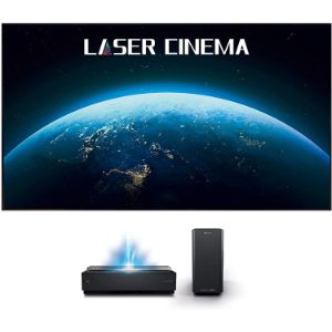 17. Hisense 100L10E 100-Inch 4K UHD Smart Laser Projector TV