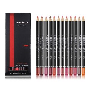 17. Matte Lip Liner Pencil Set - 12 Assorted Colors