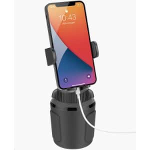 6. Solid Cup Holder Phone Mount for Car Truck